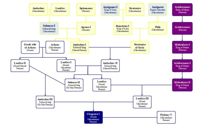 These Are Cleopatra's Dazzling Ancestors. Her Family Tree