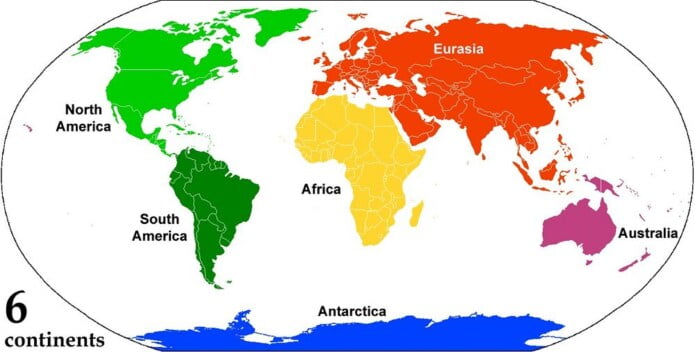 How Many Continents Are There, Really: 5, 7...?